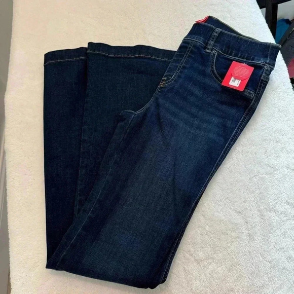 Spandex Women’s Flare Jeans, Color: Midnight Shade Size:S/P High-Rise NW… - Picture 7 of 15